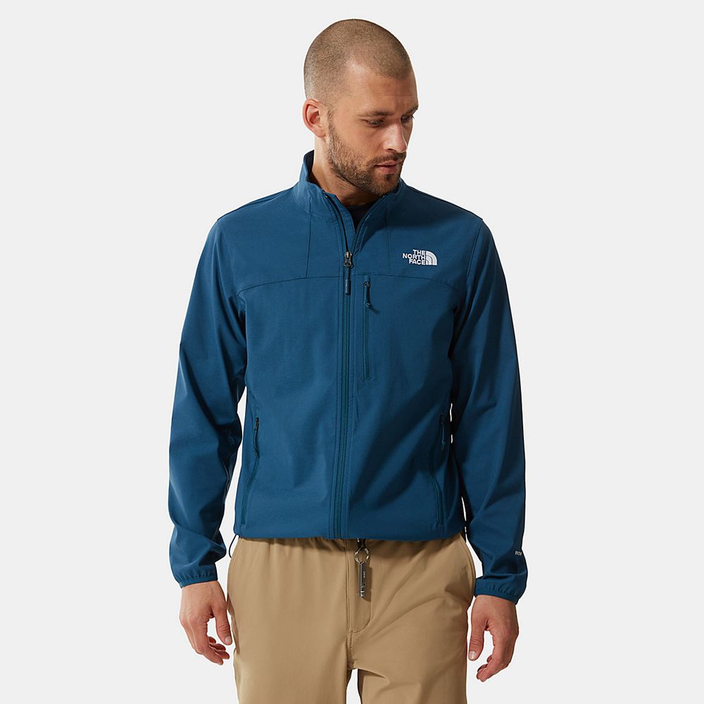 The North Face Lightweight Shell Jackets Mens Australia - The North Face Nimble Blue Hiking (WVY-184